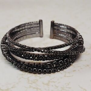 Simply Vera Vera Wang Silver/Black Bracelet